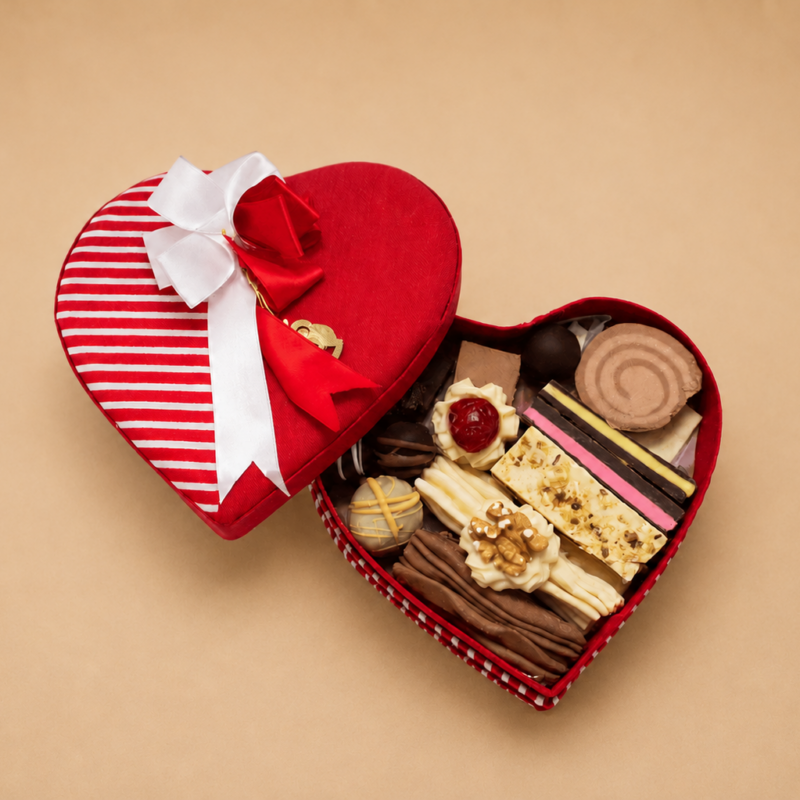Caja Corazón — 400 g de chocolate artesanal