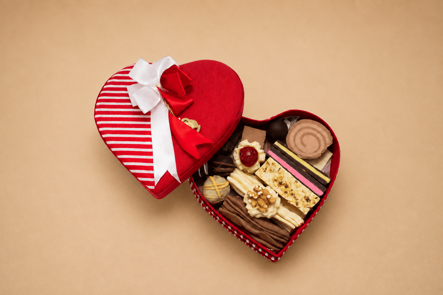 Caja Corazón — 400 g de chocolate artesanal