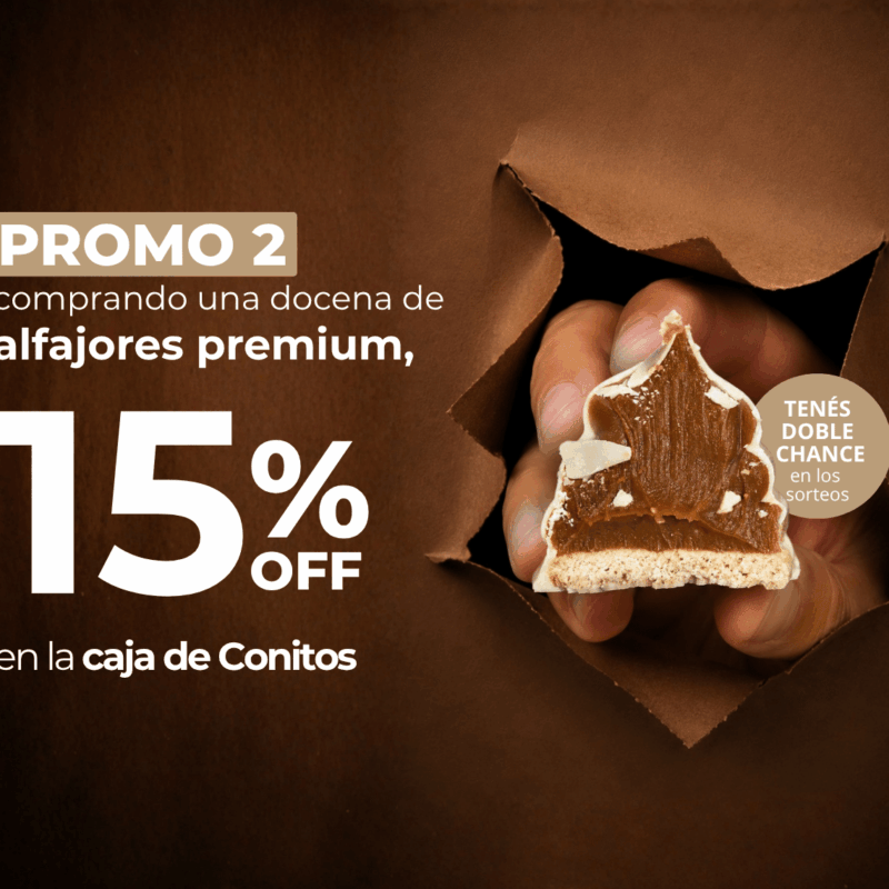 PROMO 2 | Alfajores + Conitos — 15% OFF en Conitos